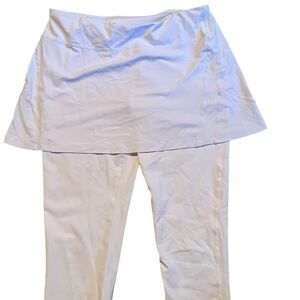 White Mini Skirt Set for Athletic Occasions